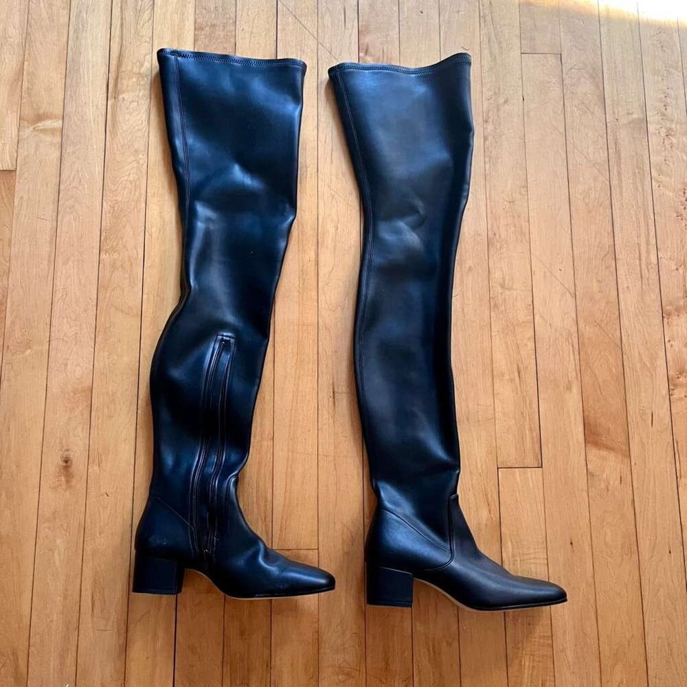 NWOT Staud Aimee Over-the-Knee Boots Sz 37 - Picture 5 of 6